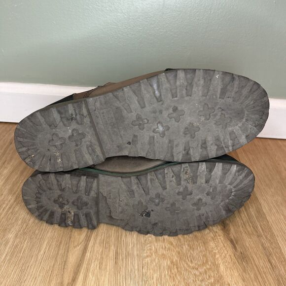 Polo Ralph Lauren Mens 10 D Ranger Boots Brown Woolton Lace Up Buckle Leather - Picture 10 of 11